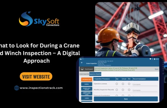 What to Look for During a Crane and Winch Inspection – A Digital Approach
