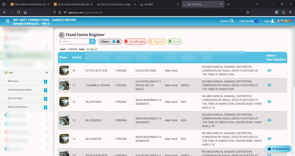 InspectionsTrack: AI in Action with oil and gas inspections software
