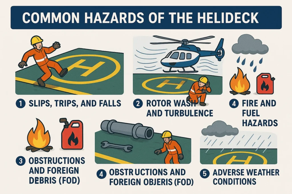 Common Hazards of the Helideck