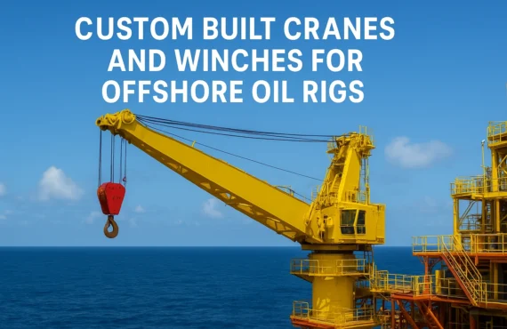 Custom Built Cranes and Winches for Offshore Oil Rigs