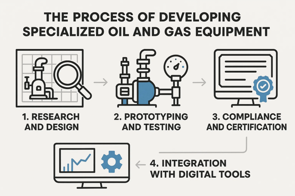 The Process of Developing Specialized Oil and Gas Equipment