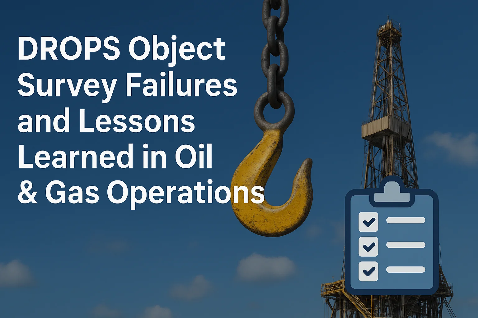 DROPS Object Survey Failures and Lessons Learned in Oil & Gas Operations