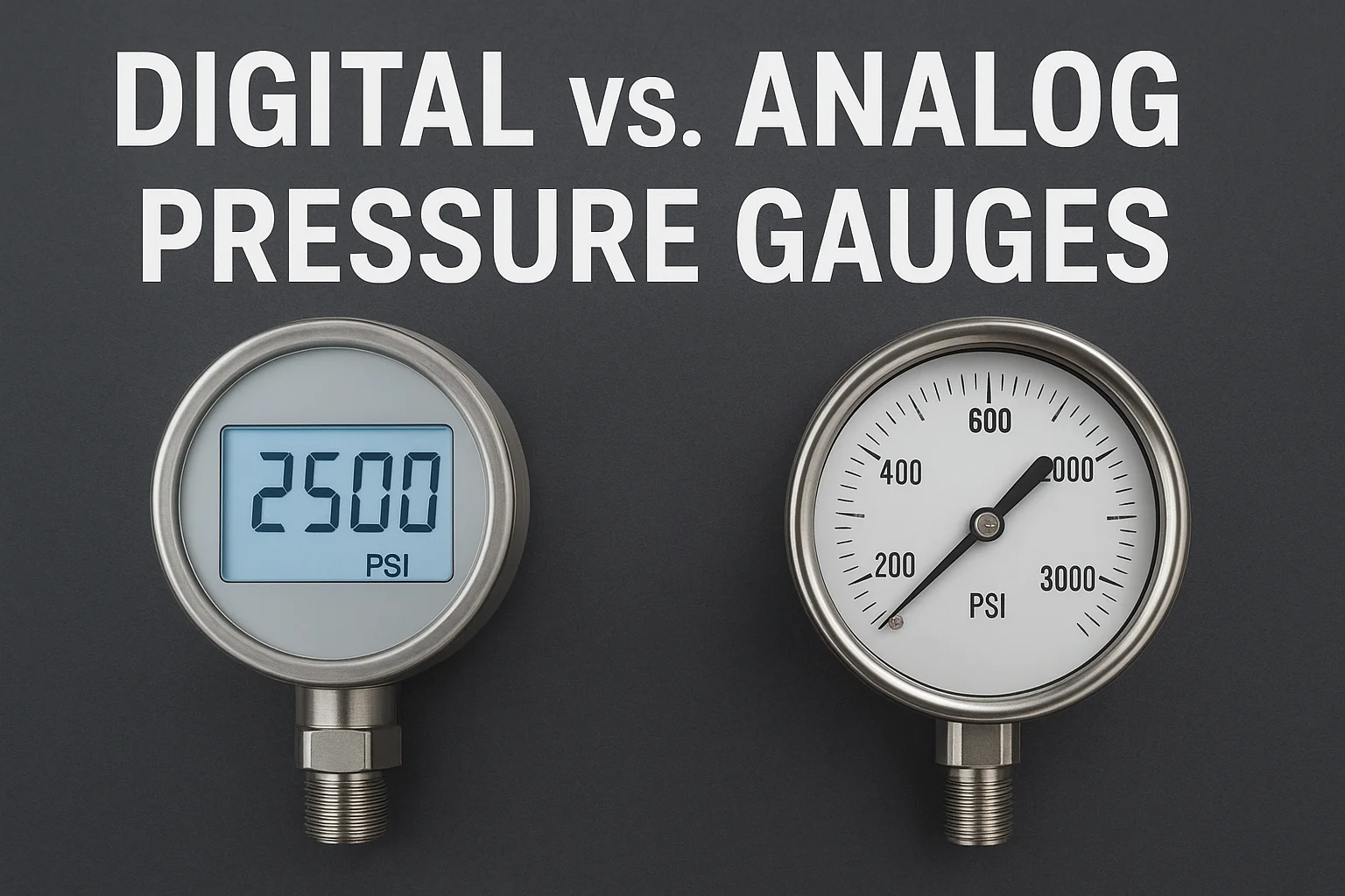 Digital vs. Analog Pressure Gauges: Calibration Techniques Compared