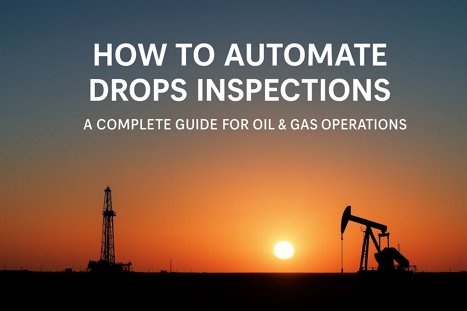 How to Automate DROPS Inspections: A Complete Guide for Oil & Gas Operations