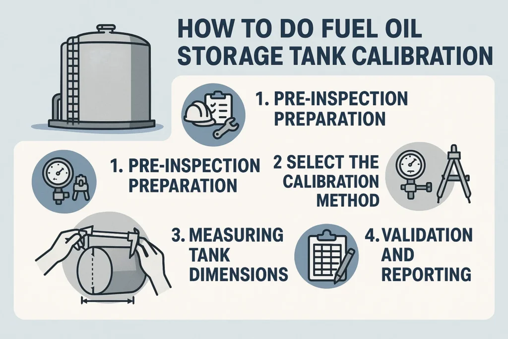 visual representation of How to Do Fuel Oil Storage Tank Calibration (Step-by-Step)