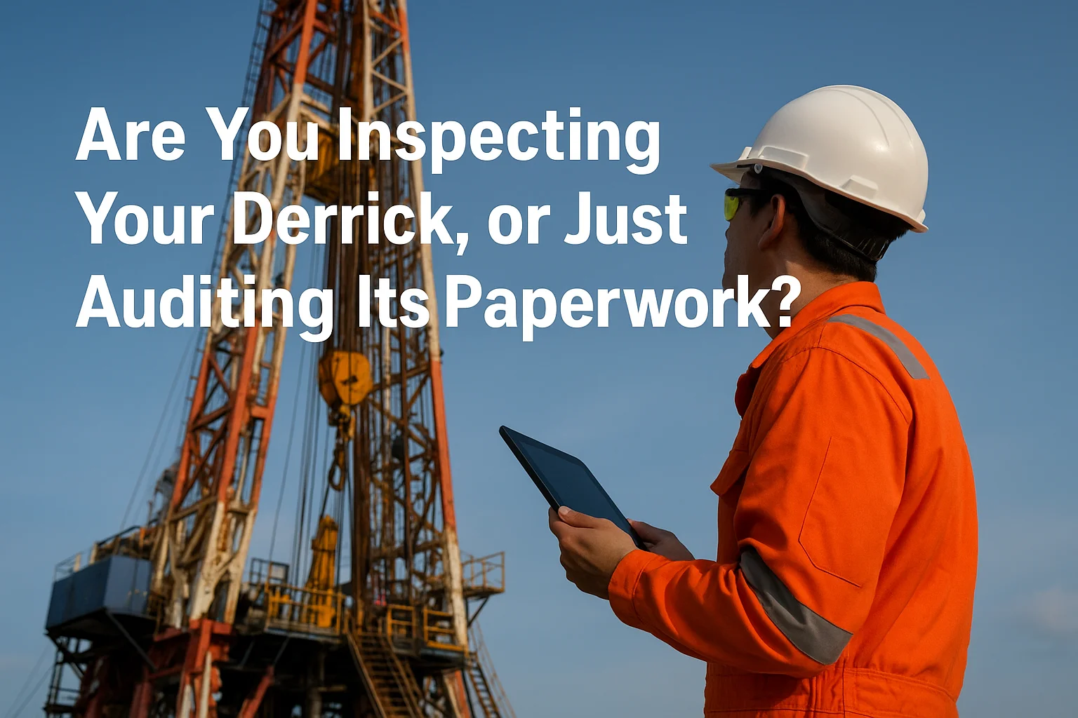 Are You Inspecting Your Derrick, or Just Auditing Its Paperwork?