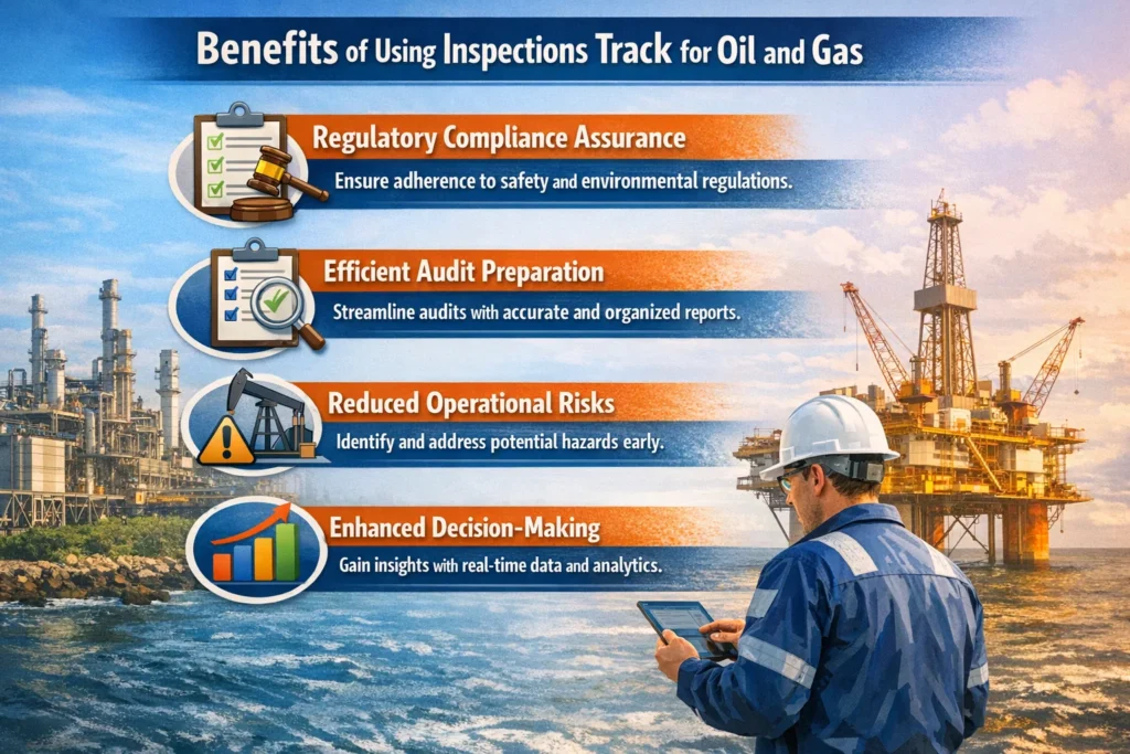 Benefits of Using Inspections Track for Oil and Gas