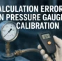 Calculation Error in Pressure Gauge Calibration: Causes, Prevention & Best Practices