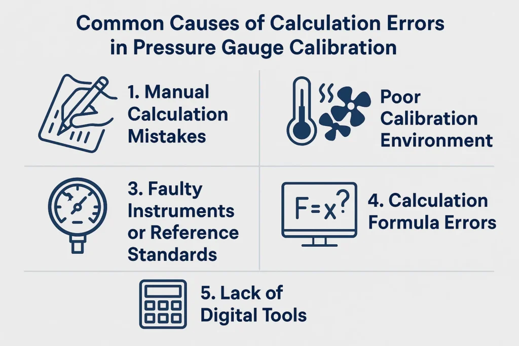 Common Causes of Calculation Errors in Pressure Gauge Calibration
