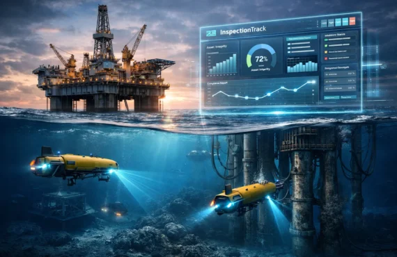Inspections for Deepwater Rigs: Coordinating Autonomous Underwater Vehicles with InspectionTrack