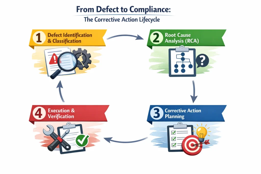 From Defect to Compliance: The Corrective Action Lifecycle