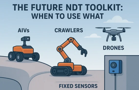 The Future NDT Toolkit: When to Use What (AIVs, Crawlers, Drones & Fixed Sensors)
