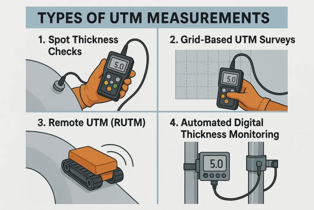 visual representation of Types of UTM Measurements