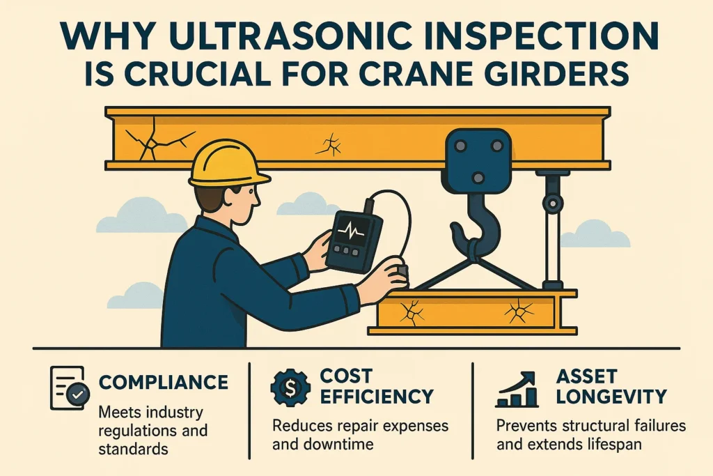 visual representation of
Why Ultrasonic Inspection is Crucial for Crane Girders