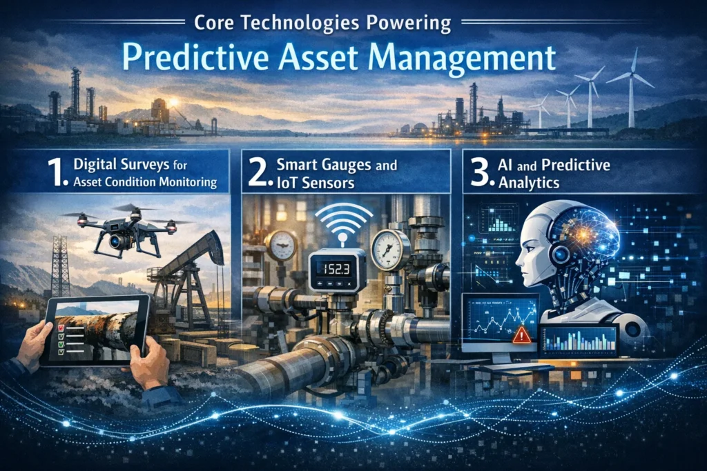 visual representation of Core Technologies Powering Predictive Asset Management