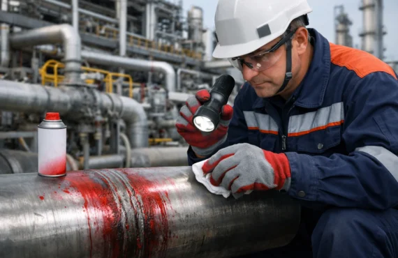 Dye Penetrant Inspection in Oil and Gas: Ensuring Surface Defect Detection & Asset Integrity