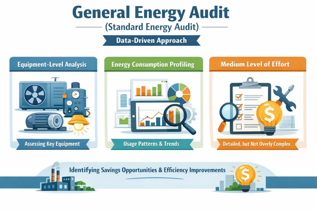 visual representation of General Energy Audit (Standard Energy Audit)