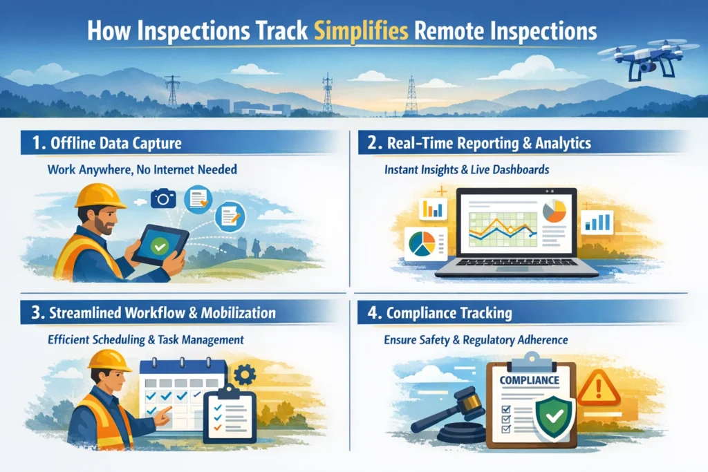 visual representation of How Inspections Track Simplifies Remote Inspections