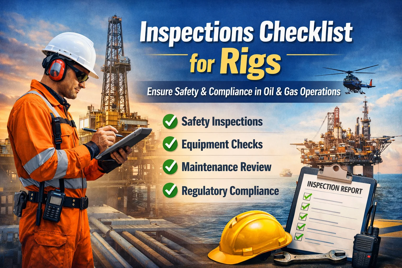 Inspections Checklist for Rigs: Ensure Safety and Compliance in Oil & Gas Operations