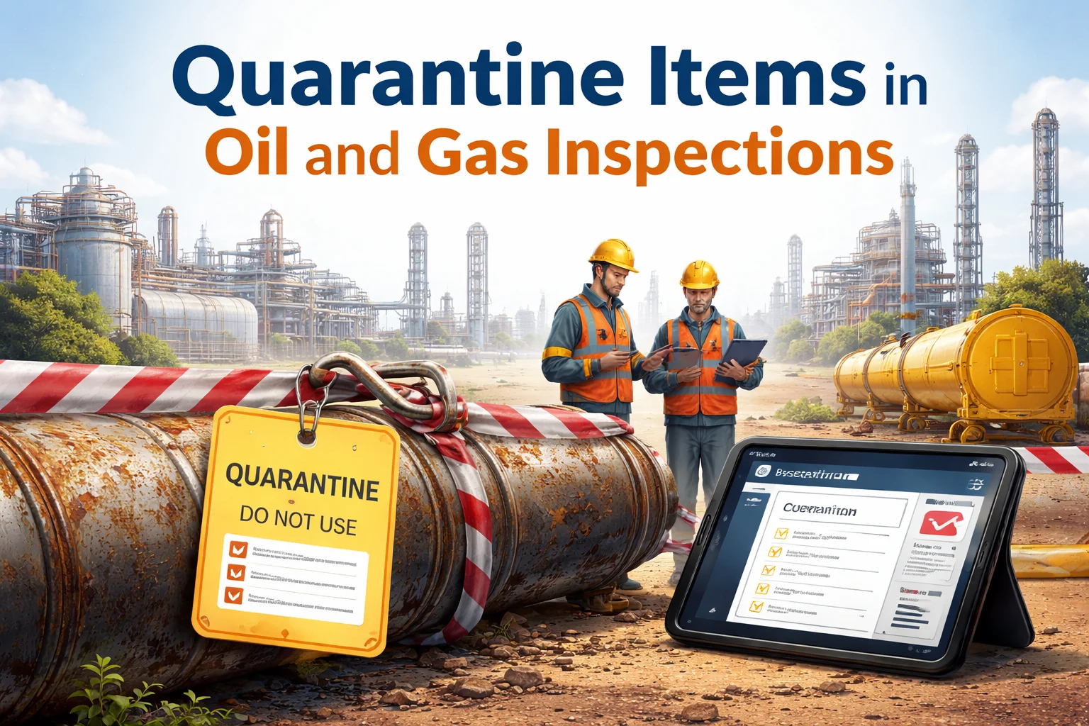 Quarantine Items in Oil and Gas Inspections: A Complete Compliance & Risk Control Guide