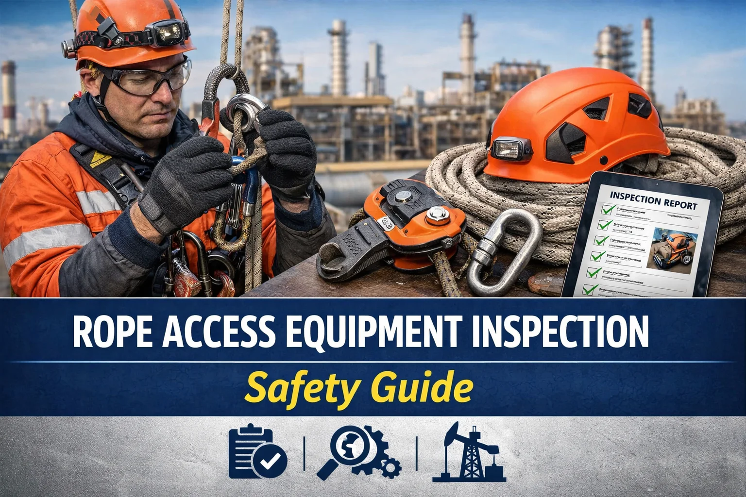 How to Inspect Rope Access Equipment: A Complete Safety & Compliance Guide