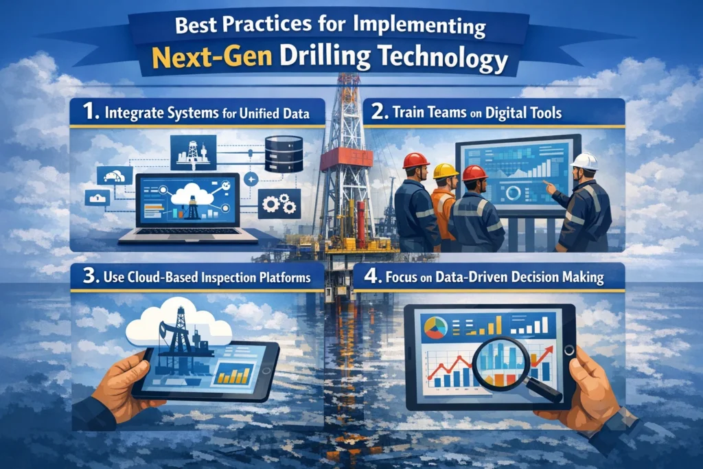 visual representation of Best Practices for Implementing Next-Gen Drilling Technology