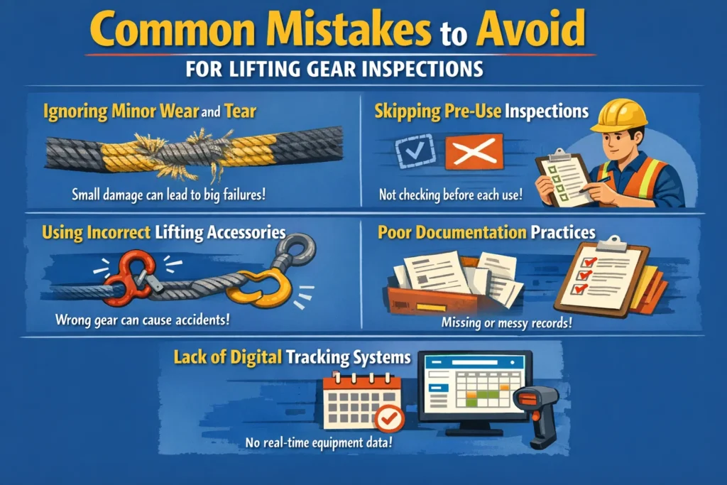 Common Mistakes to Avoid for lifting gear inspections