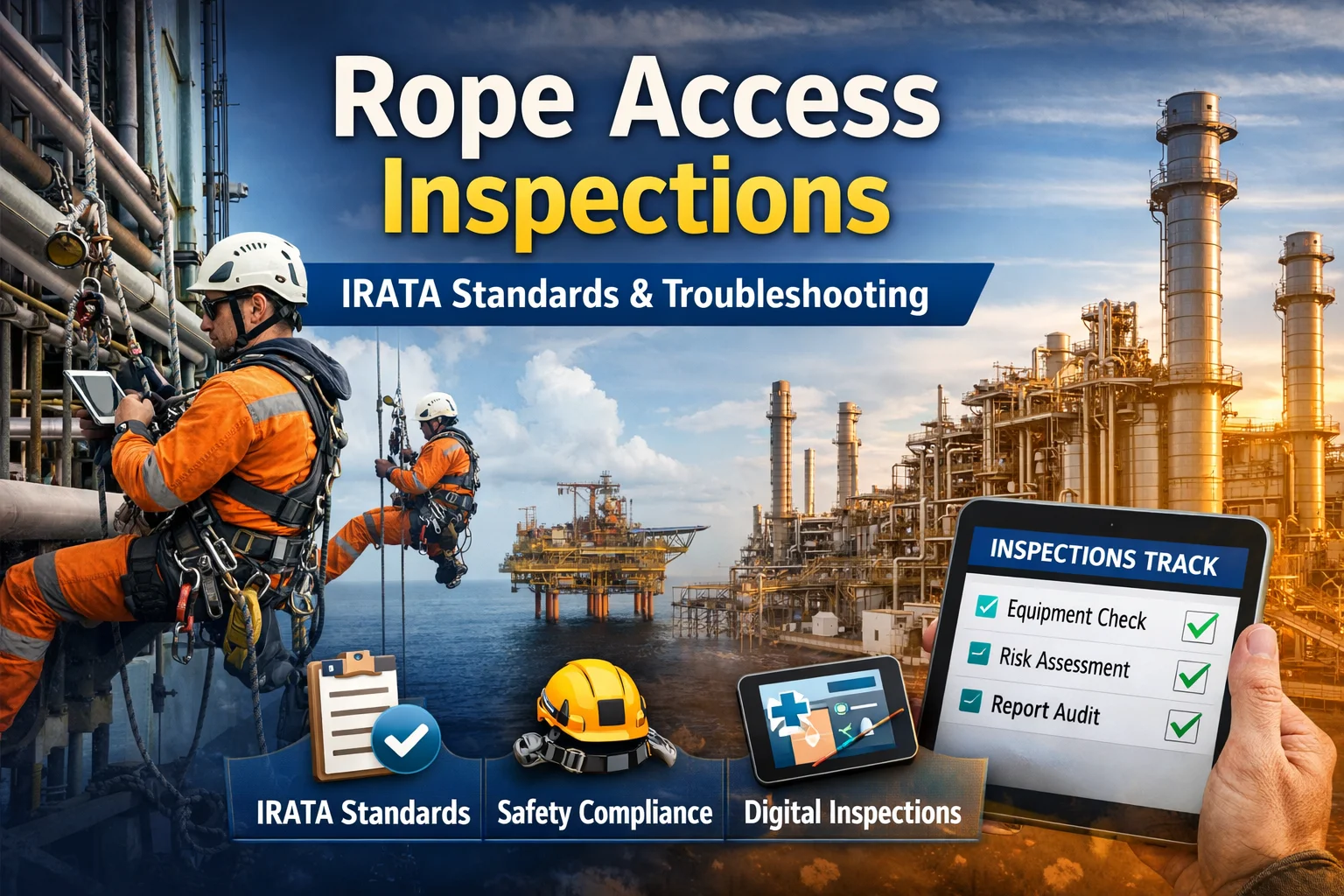 Rope Access Inspections 101: IRATA Standards and Troubleshooting Common Issues