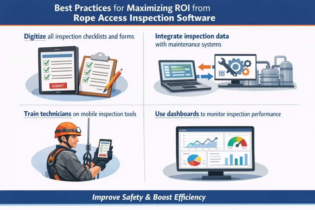 Best Practices for Maximizing ROI from Rope Access Inspection Software