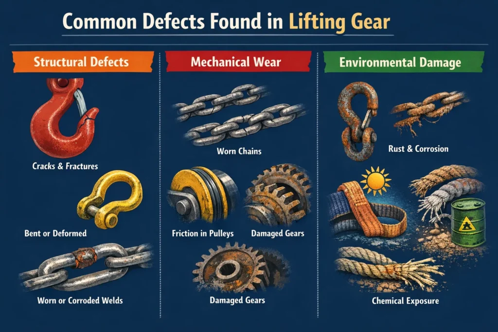 Common Defects Found in Lifting Gear