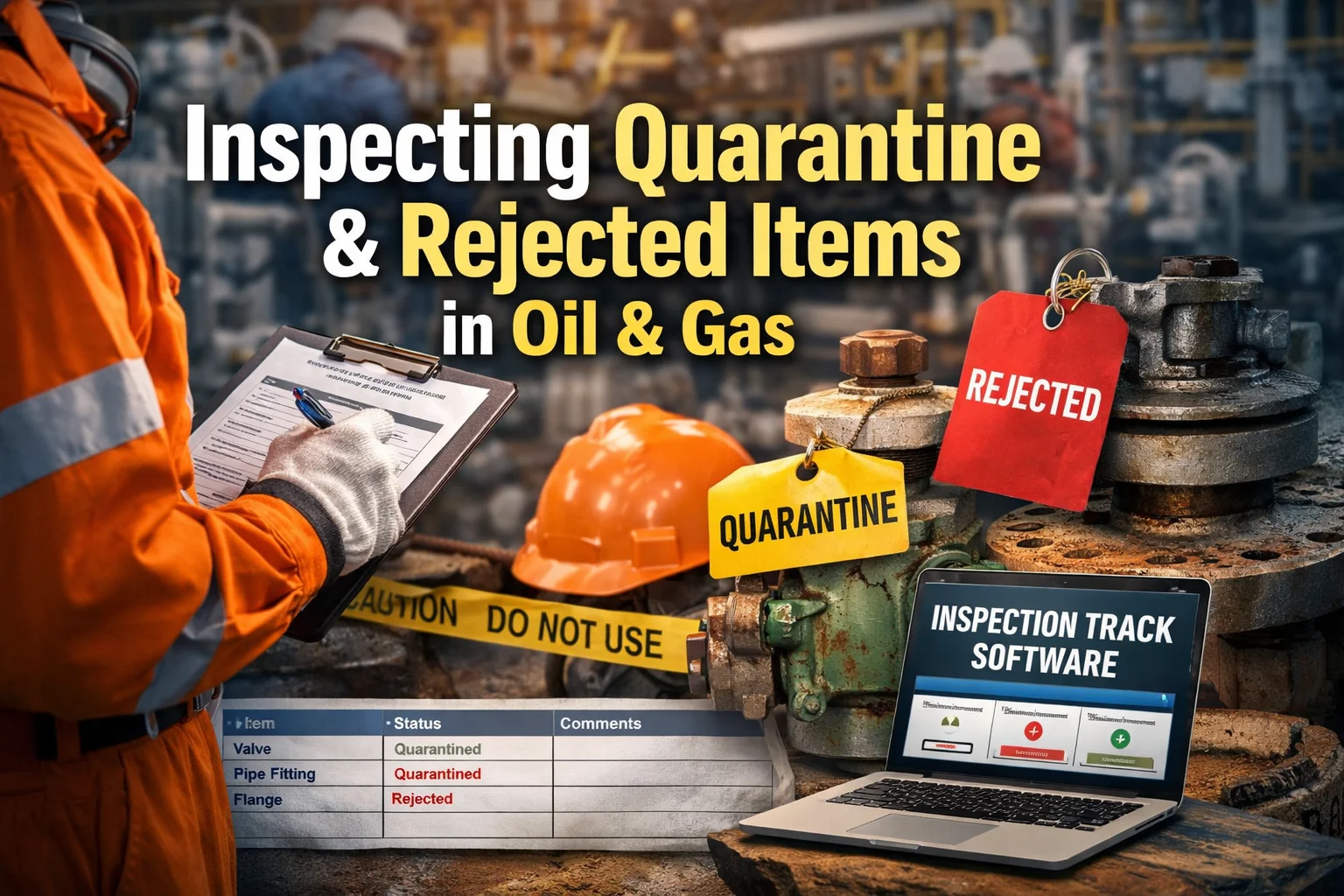 How to Inspect Quarantine and Rejected Items in Oil and Gas Inspections