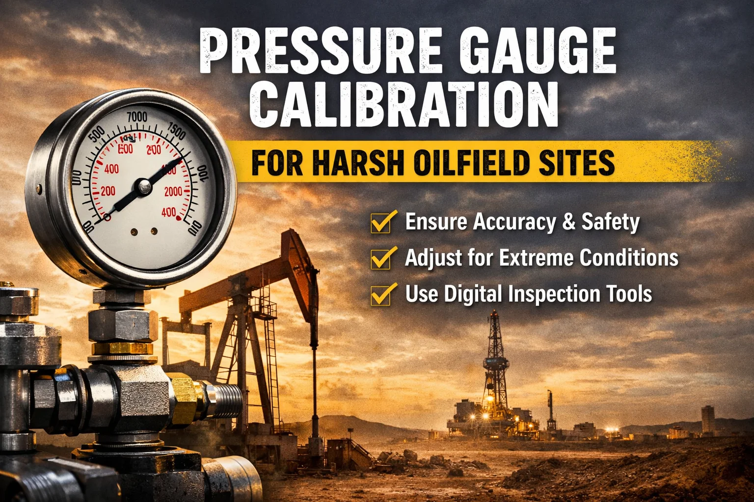 Pressure Gauge Calibration Adjustments for Harsh Oilfield Environments