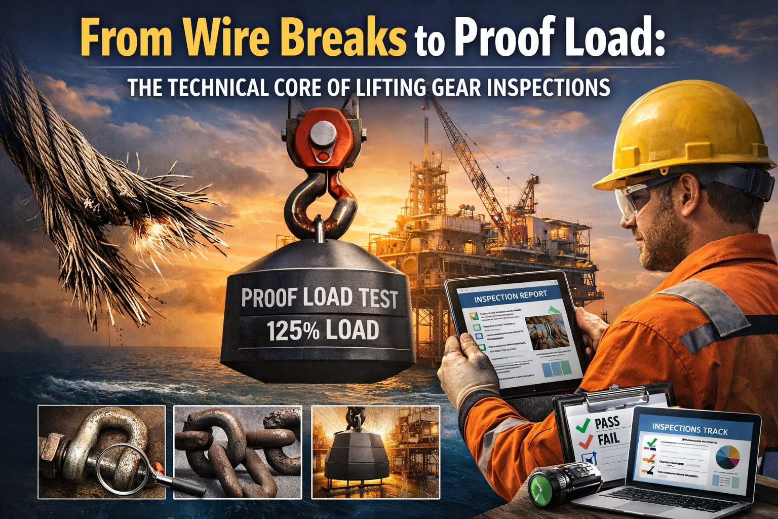 From Wire Breaks to Proof Load: The Technical Core of Lifting Gear Inspections