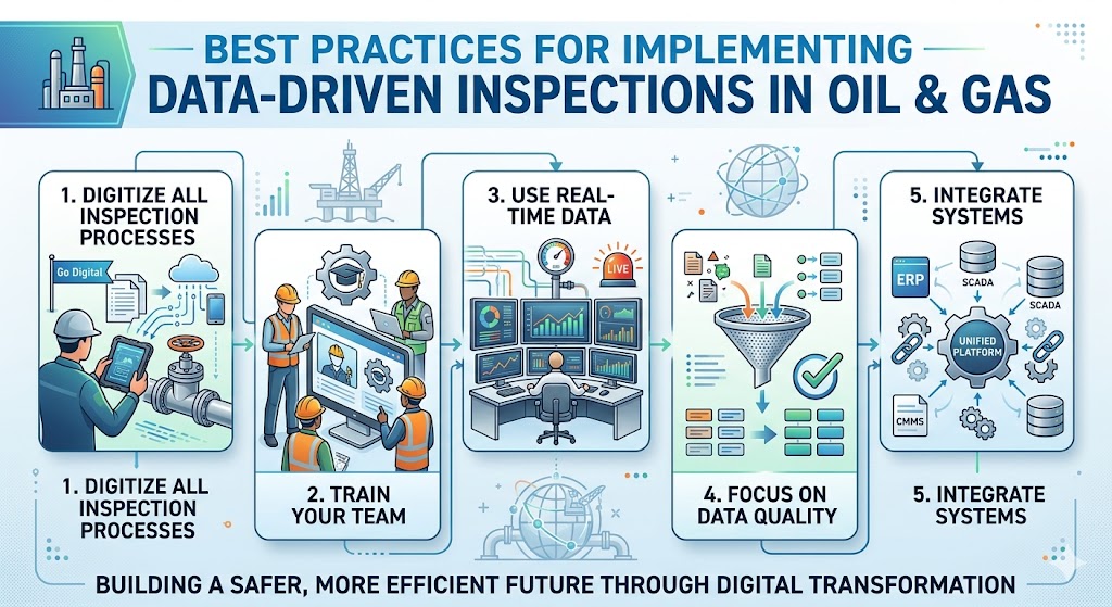 visual representation of Best Practices for Implementing Data-Driven Inspections