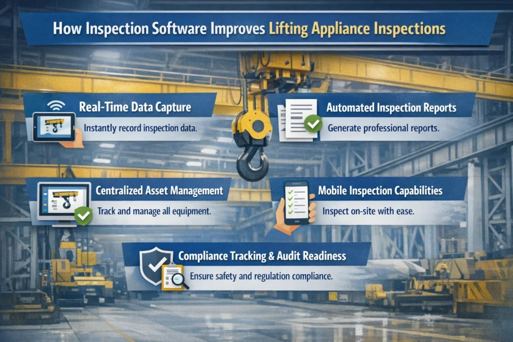visual representation of How Inspection Software Improves Lifting Appliance Inspections