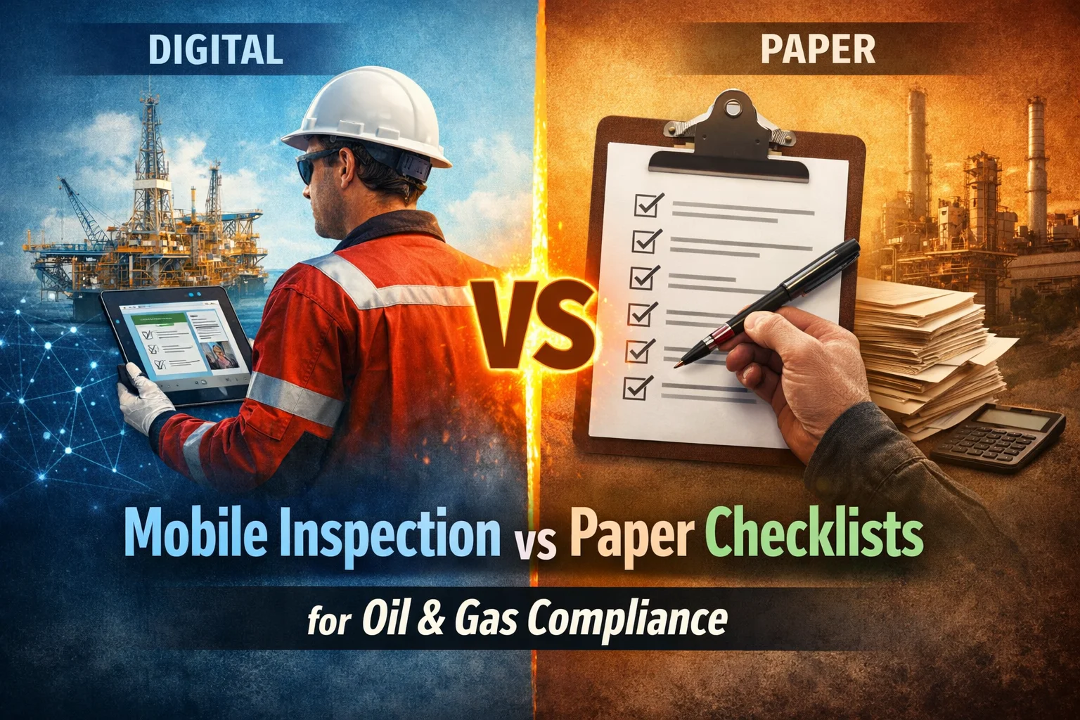 Mobile Inspection Apps vs. Paper Checklists for Oil and Gas Compliance