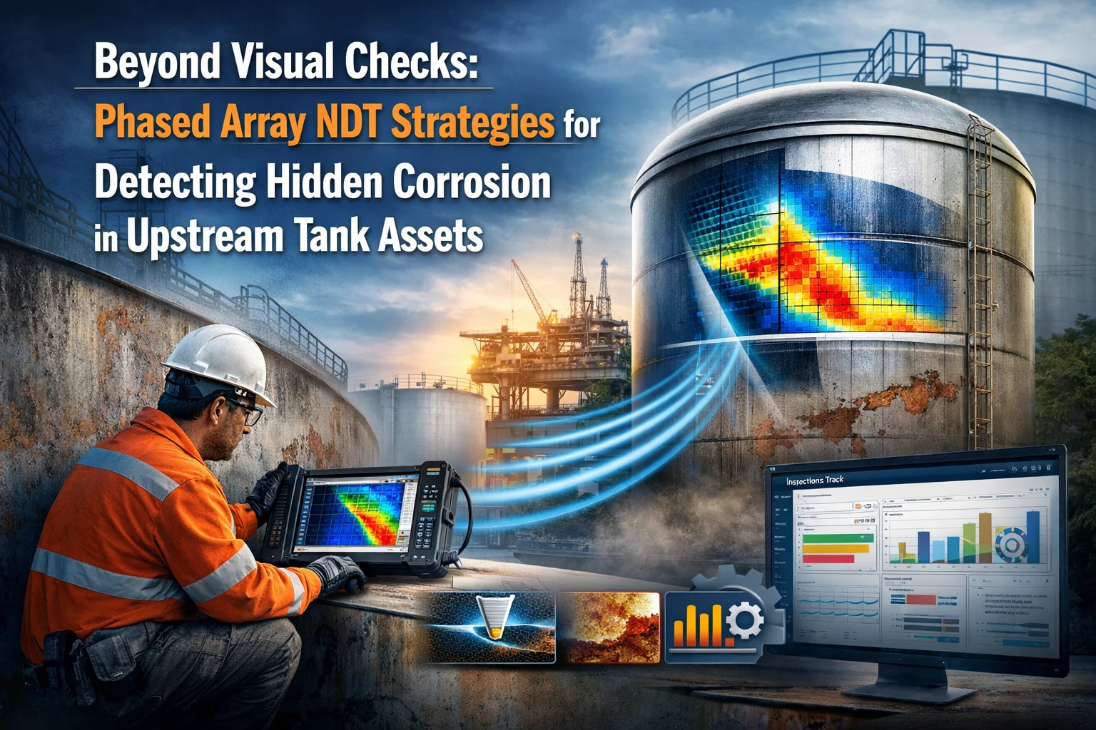 Beyond Visual Checks: Phased Array NDT Strategies for Detecting Hidden Corrosion in Upstream Tank Assets