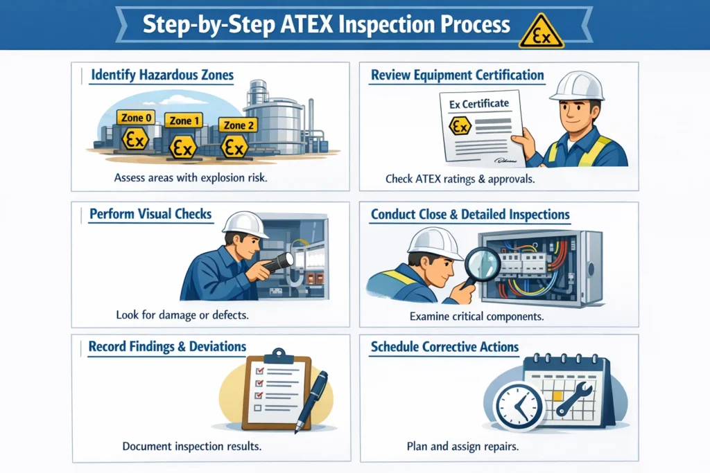 Step-by-Step ATEX Inspection Process