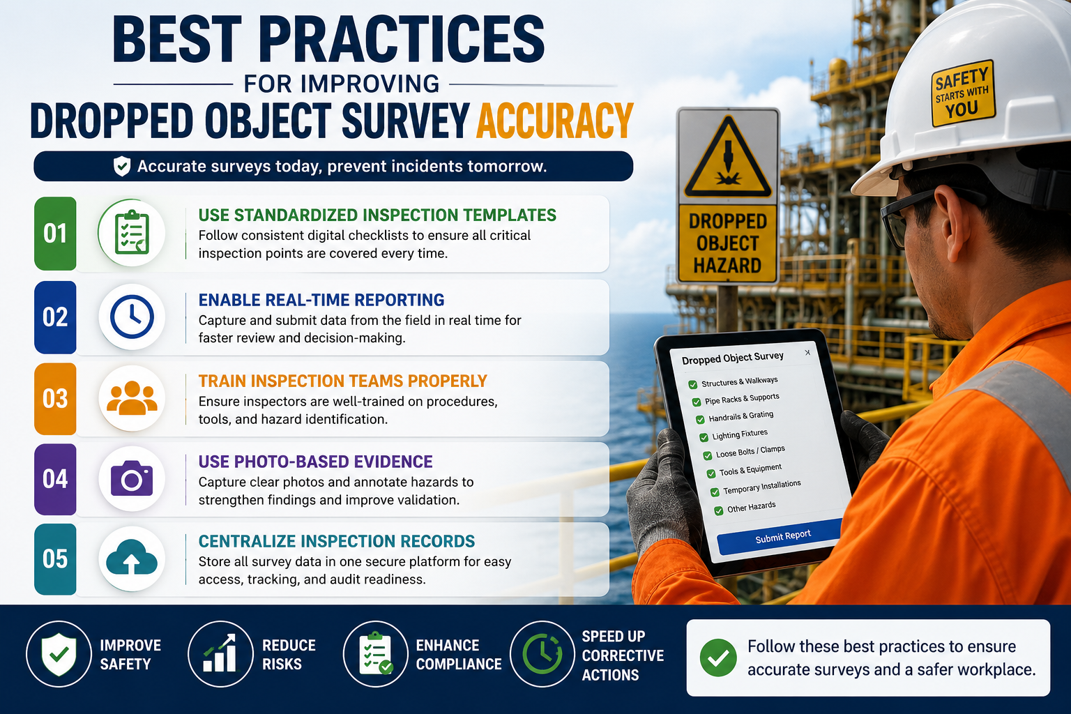 Mobile Inspection Apps for Dropped Object Surveys - inspectionstrack