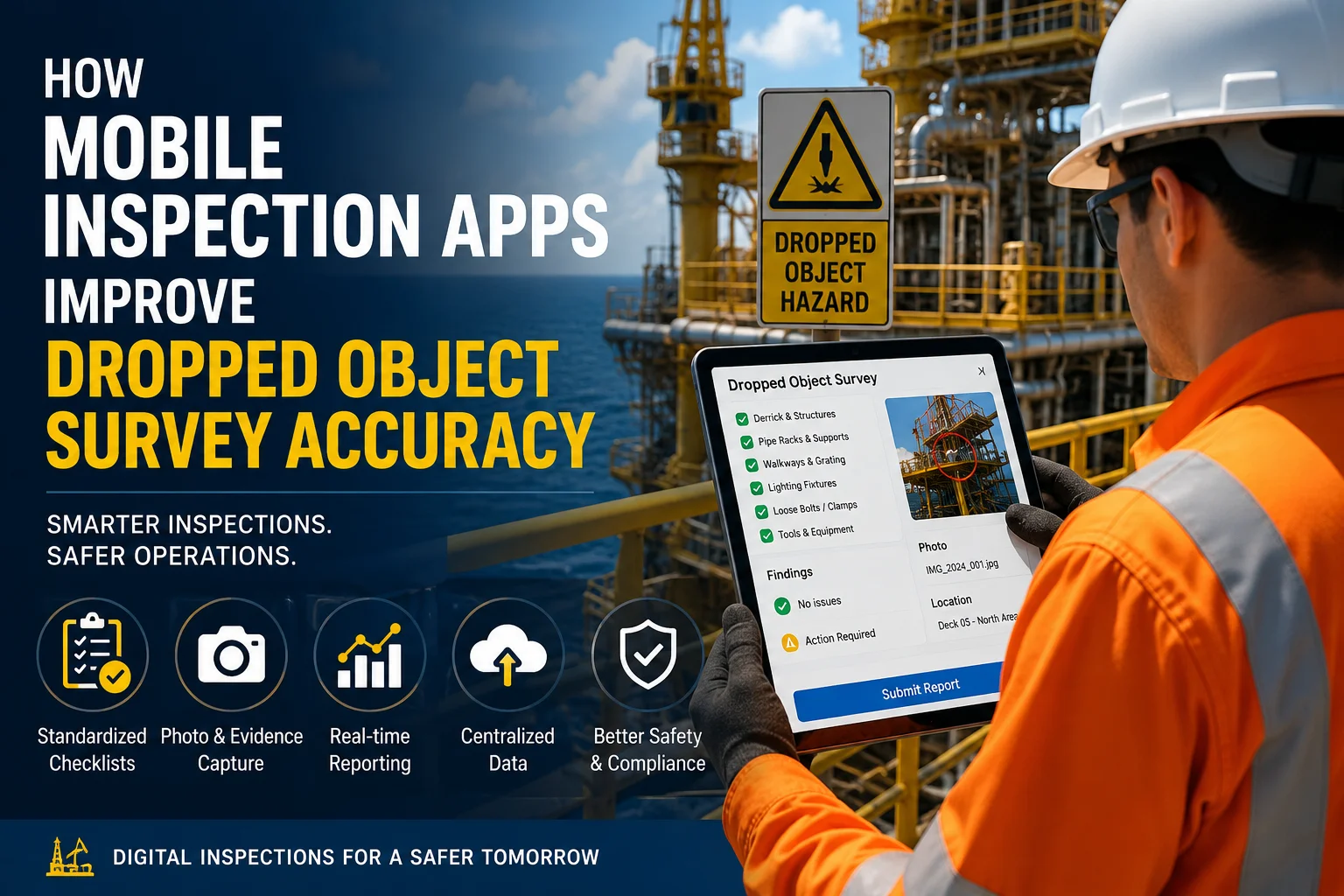 How Mobile Inspection Apps Improve Dropped Object Survey Accuracy
