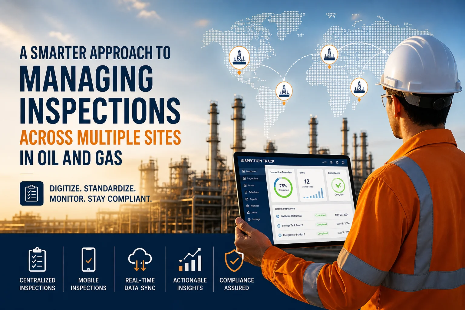 A Smarter Approach to Managing Inspections Across Multiple Sites in Oil and Gas