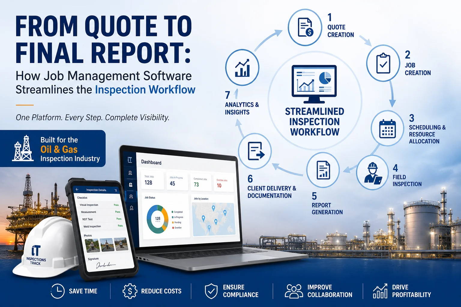 From Quote to Final Report: How Job Management Software Streamlines the Inspection Workflow