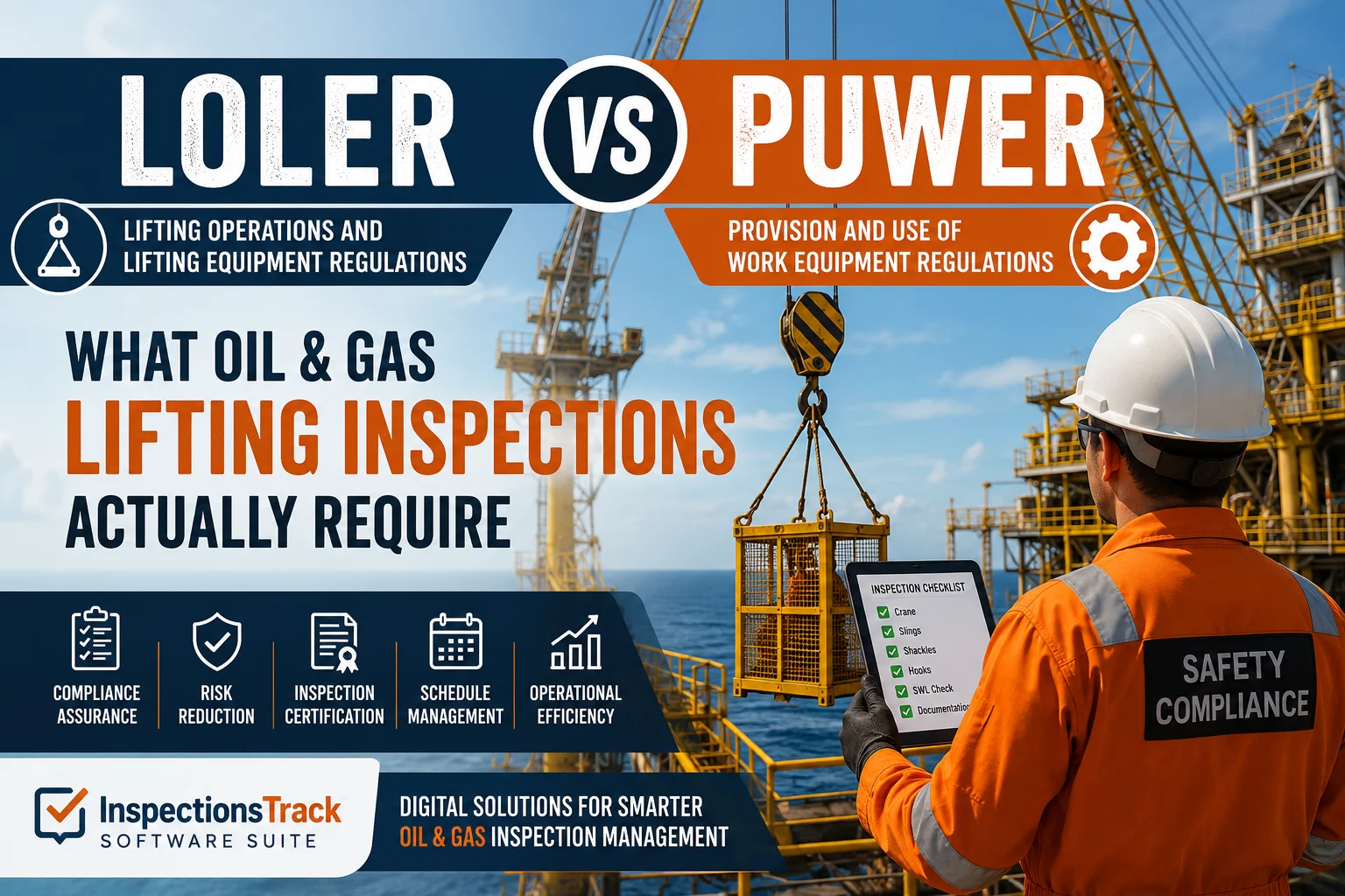 LOLER vs PUWER: What Oil & Gas Lifting Inspections Actually Require