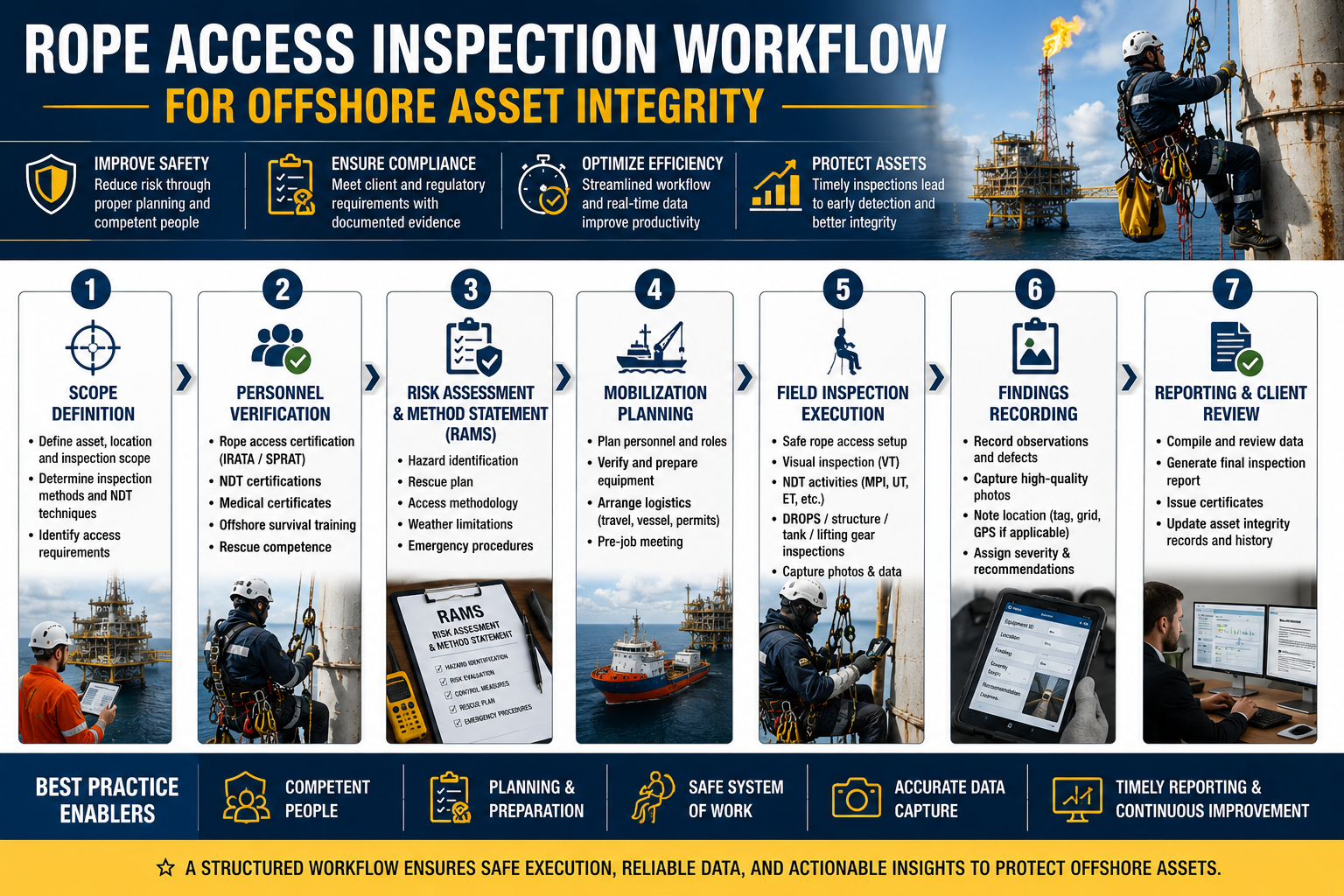 Irata Inspect Rope IRATA vs SPRAT: Rope Access Certification Guide - inspectionstrack
