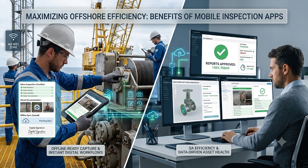 Benefits of Mobile Inspection Apps for Offshore Teams