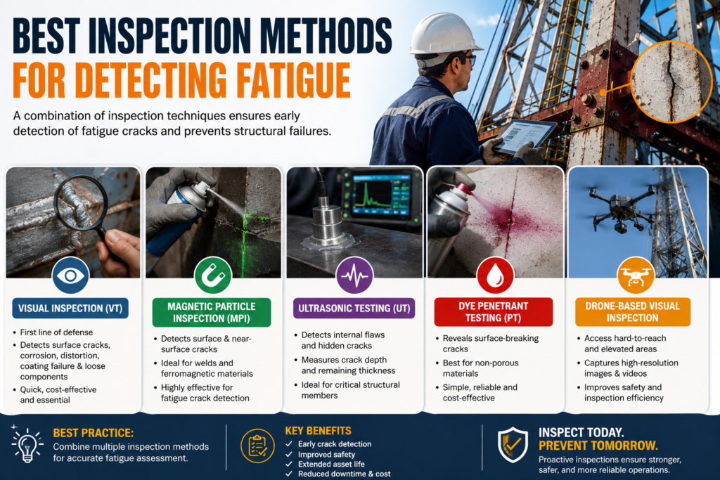 visual representation of Best Inspection Methods for Detecting Fatigue