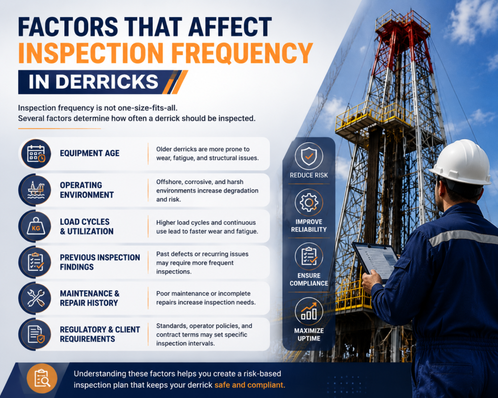 visual representation of Factors That Affect Inspection Frequency