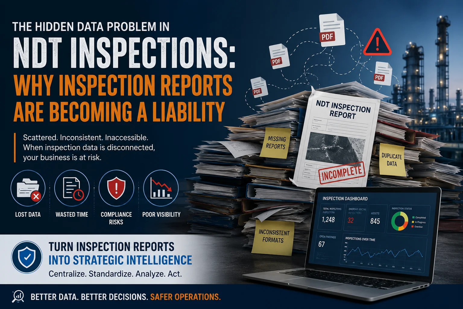 The Hidden Data Problem in NDT Inspections: Why Inspection Reports Are Becoming a Liability