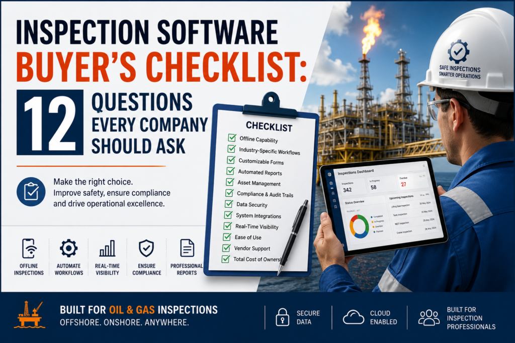 Inspection Software Buyer's Checklist: 12 Questions Every Company Should Ask
