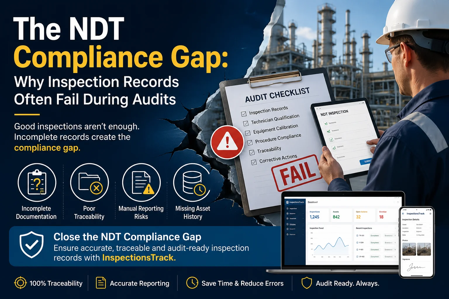 The NDT Compliance Gap: Why Inspection Records Often Fail During Audits